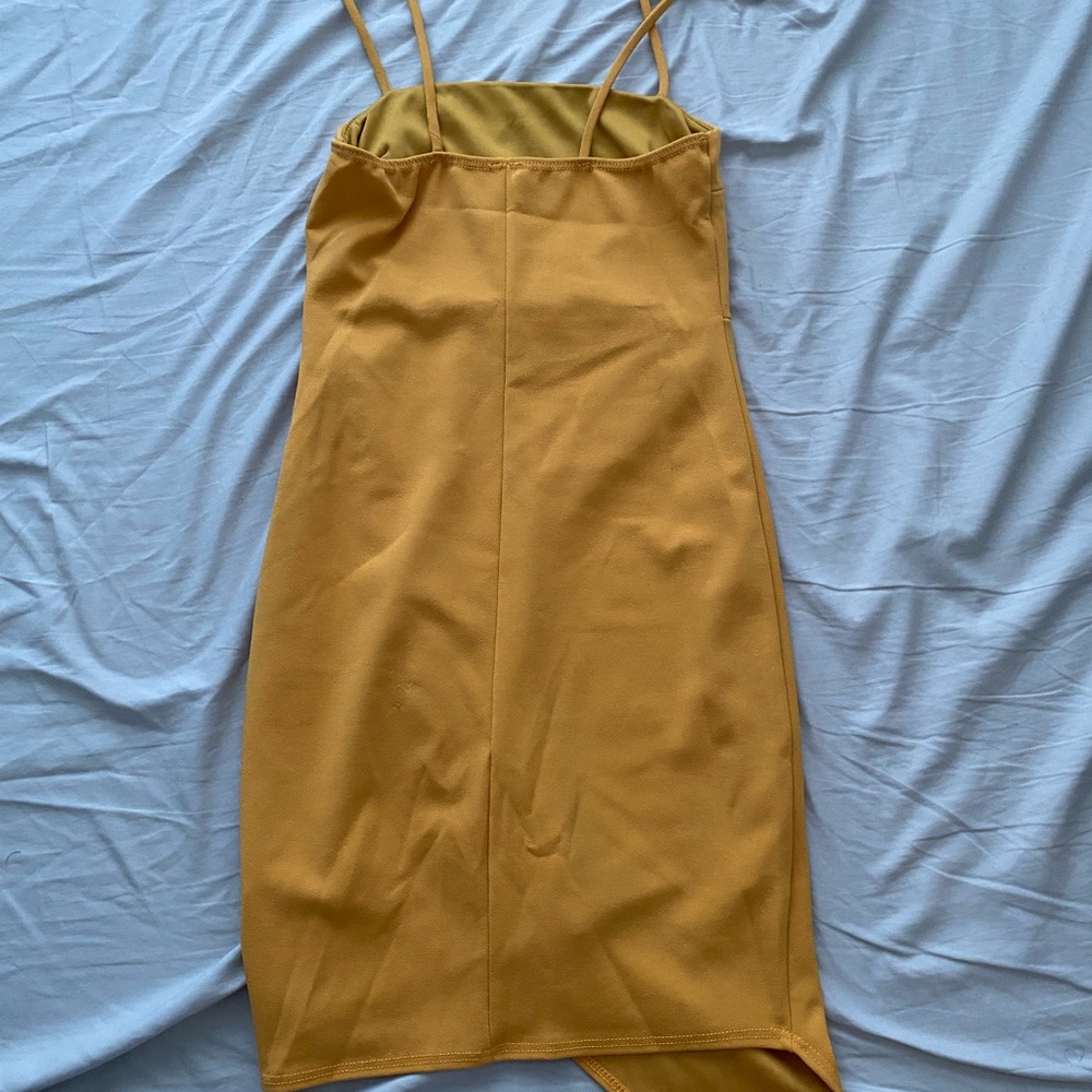 Windsor mustard yellow dress